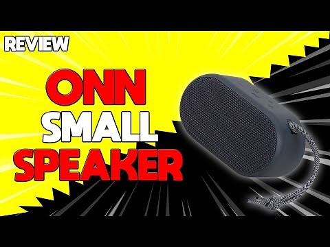ONN Small Rugged Bluetooth Speaker | Budget Bluetooth Speaker Review
