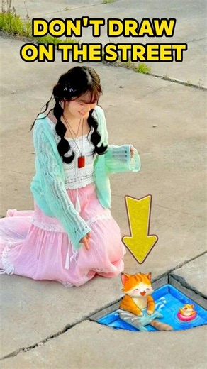 She Was Asked to Stop Drawing on the Street… Until They Saw What She Made