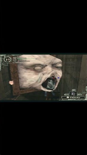 Baroque: Bone Aura Outsmarts Wall Demons🤣🦴 #baroque #ps2 #gamingshorts