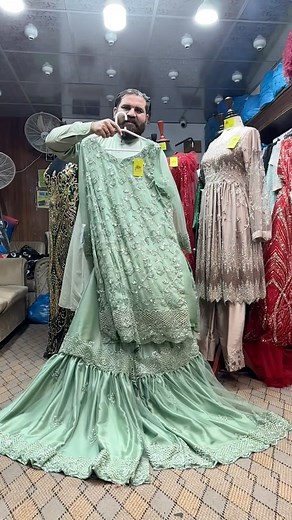 Party wear gharara suit in pista green colour on net fabric cutdana work For Ordering Or Any Details Kindly Contact On WhatsApp Saeed - 923137520900 Akbar - 923452528290 #saeedclothhouse #saeesboutique #brideldress #valimadress #baraatdress #handwork #cutdanawork #fashion #style #fashionstyle #bridemaids #newdesign #onlineshopping #fashiondesigner #viral #foryou #instagood #photooftheday #fashioninsta #bridegroom #viralreels #foryoupage #partywear #dubaidesign #multiwork #nikkahbride #faahionova