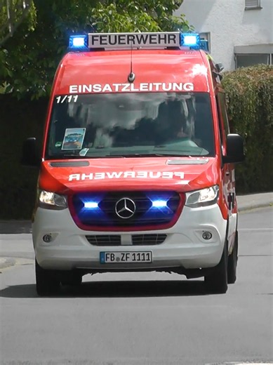 ELW LF TLF Einsatzfahrt 10 16.25 auf Anfahrt zur Übung