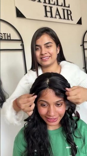 Clipless Hair Topper for Women | Adjustable Band Hair Topper for Hair Thinning & Bald Spots