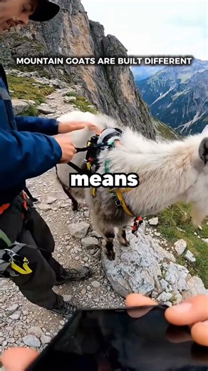 How Mountain Goats Survive Deadly Cliffs (GoPro POV) #wildlife #survival #goat