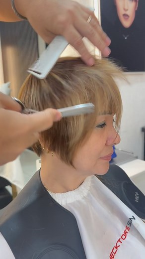 10K views · 818 reactions | Repeat Client Is Always The Best. It Means We Do Quality Service To Our Clients. Thank you for dropping us again. ✂️ #shorthair #pixiecut #haircut #hecktorsalon #highlights #haircolor #hairstyle #shortstyle | HECKTOR’S SALON | Facebook