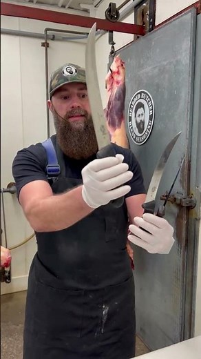 Butcher's tools of the trade🔪🔪 #shorts #butcher #butchering #knives #toolsofthetrade