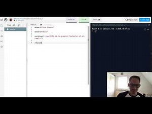 Learning Python using repl.it Pt 9 - IF and ELSE