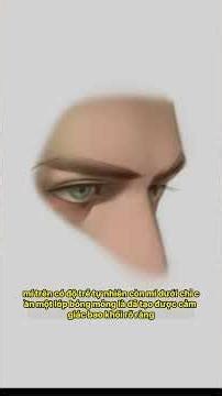 Problems When Drawing Eyes at a 45-Degree Angle! #genzacademyvn #gztools #procreate #anime #art #...