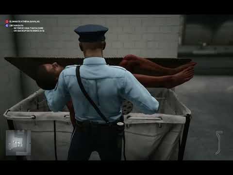 BANK ROBBERY AGENT 47 HITMAN 3 GAMEPLAY