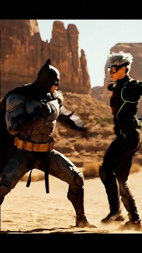Hyper Realistic Batman vs Hacker | Desert Karate Fight |#shortsfeed #shorts