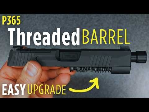 SIG Sauer P365 XMacro TRUE PRECISION Threaded Barrel INSTALL - "TACOPS" UPGRADE