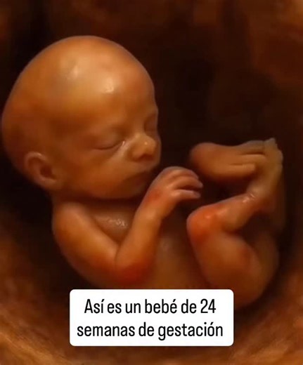 Este video muestra cómo es un bebé de aproximadamente 24 semanas dentro del vientre materno. Ya se mueve, siente, responde a sonidos, e incluso puede soñar. Su corazón late fuerte y sus pulmones se están preparando para respirar por primera vez. Y sin embargo… en muchos países, y en varios estados de EE. UU., aún es legal abortar a un bebé de esta misma edad. 💔 ¿Cómo puede ser que, mientras en un hospital algunos bebés de 24 semanas luchan por vivir conectados a una incubadora, en otro lugar se