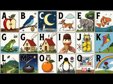 ABC rhymes cartoon || abc song || study cartoon #abcd #cartoon