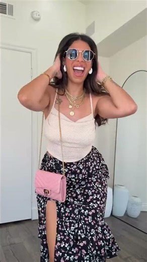Casual chic spring skirt outfits just say SKIRTS