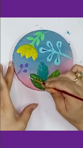 diy coaster| wooden coaster painting ideas| wood crafts