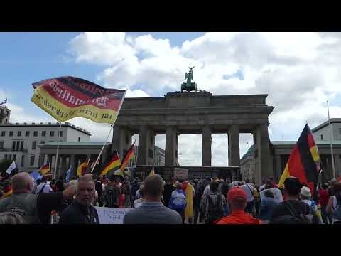 Berlin protest June 8, 2026, Project M1llion, demanding the resignation of the government and Cha...