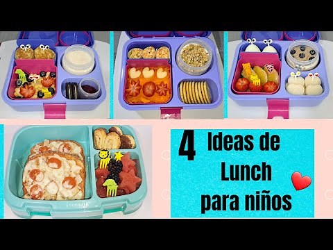 Ideas de LUNCH para niños, fáciles y rápidas. lunch para la escuela