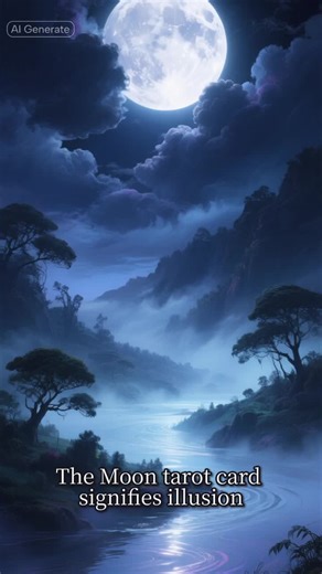 The moon tarot #tarot #tarotcards #tarotcard #themoon #themoontarot