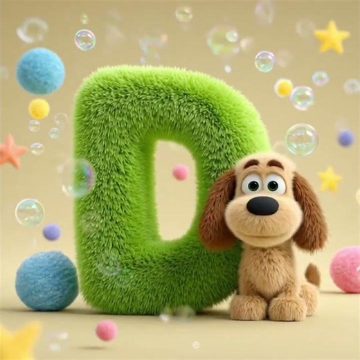 D for Dog 🐶 | Dog Bark Sound | ABC Phonics for Kids | Learn Alphabet #Shorts LEARN WITH AI
