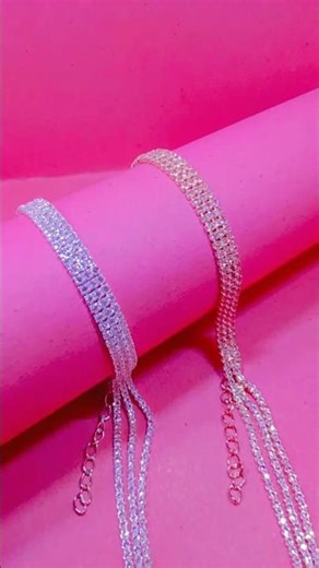 Luxury Multi-Layer Crystal Bracelet for Women – Adjustable Rhinestone Chain Bracelet#jewelry#viral