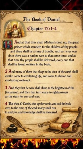 Daniel 12:1-4: End Time Prophecy Revealed #Shorts#shortvideo #christianshorts