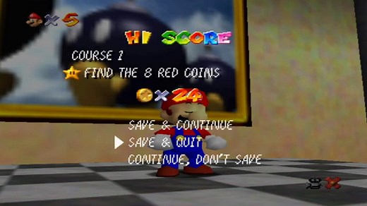 Super Mario 64 Xbox Port running at 60fps