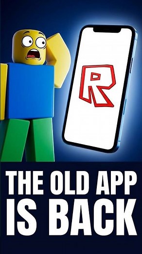 Roblox Brought Back The OLD App #roblox #robloxrant