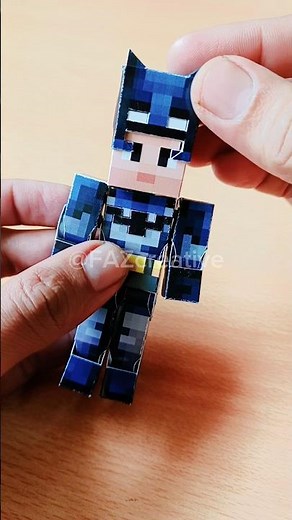 Batman minecraft skin papercraft #shorts #trending