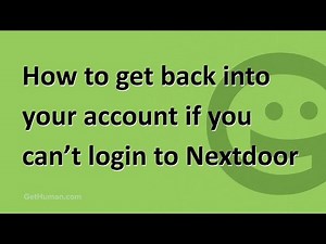 How to get back into your account if you can’t login to Nextdoor