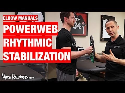 Elbow Rhythmic Stabilization Exercises with Powerweb