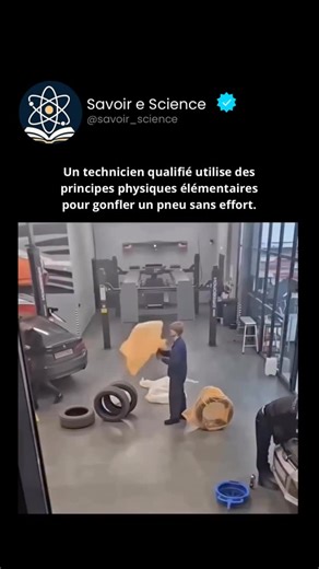 Savoir e science on Instagram: "Une simple feuille de plastique se transforme en un outil de physique de précision entre des mains expertes. Grâce à un timing impeccable et une maîtrise parfaite de l’angle, le technicien utilise le plastique pour réduire la friction, guider l’élan du pneu et faciliter son montage en douceur sur la jante. Pas de machinerie lourde, pas de force excessive, juste une technique ingénieuse, des principes physiques rigoureux et une intelligence mécanique à l’œuvre."