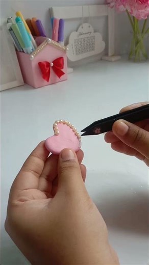 Cute DIY Bag Pin 💞 #shorts