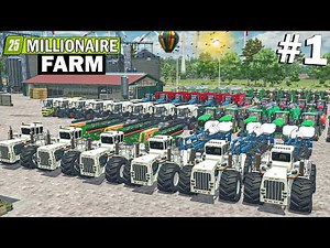 Welcome to the NEW FARM | #1 MILLIONAIRE FARM - From $100k to $10 MILLION | Farming Simulator 25