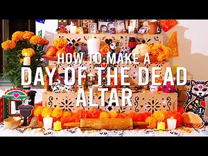How to Make a Day of The Dead Altar #dayofthedead #diadelosmuertos #ofrenda