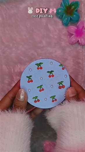 DIY aesthetic makeup box 🍒 | easy diy craft tutorial | pinterest inspired diy ideas