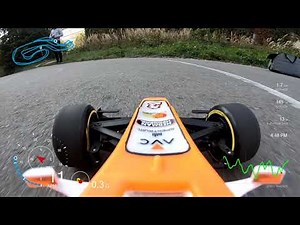 F1 RC Car FPV GoPro onboard with telemetry. All footages
