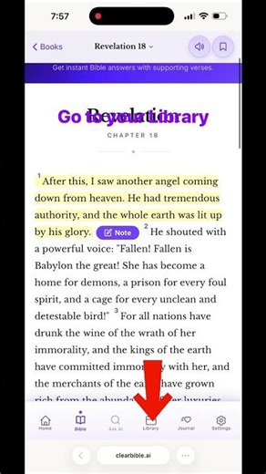 Save and highlight Scripture as you read.
