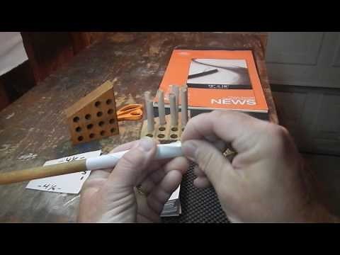How To Roll Paper Cartridges For Civil War Reenacting