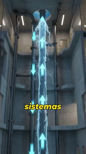 How does drinking water get to the 50th floor of a building?