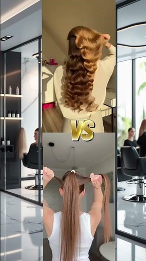 Hair Style Battle: Which One Wins?#hairstyle #hairstyletutorial