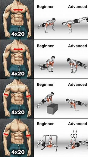 From Beginner to Pro: The Ultimate Chest Progression Guide #bodyweightexercises #chest
