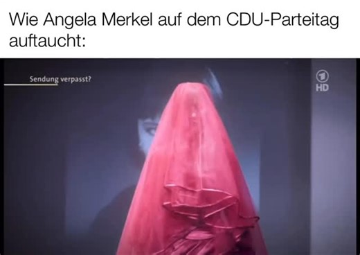 Erstmals seit Ende ihrer Kanzlerschaft wird Angela Merkel am CDU-Parteitag teilnehmen. | Post von Wagner