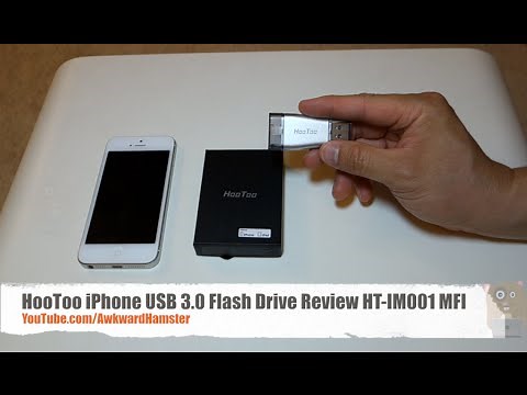 HooToo iPhone USB 3.0 Flash Drive Review HT-IM001 MFI Certified iPlugmate