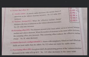 Factors that effect IE :... | Filo