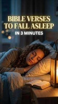 Bible Verses to Read Before Sleep