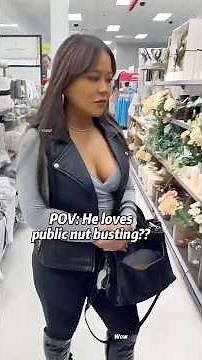 POV: He loves public nut busting