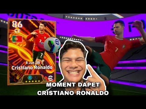MOMENT DAPAT CRISTIANO RONALDO EPIC BIGTIME DI EFOOTBALL 2025 MOBILE