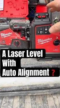 Milwaukee M12 Green 360° Laser w/ Automatic Alignment & Receiver - #milwaukeetools no. 3642-21