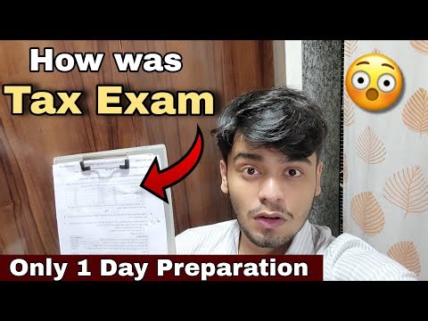 Tax Exam with 1 Day Prep. Only 😬| Study Vlog| #Icaistudent #Exam #Motivation #Studyvlog #Student