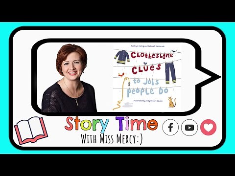 Clothesline Clues to Jobs People Do | Read Aloud