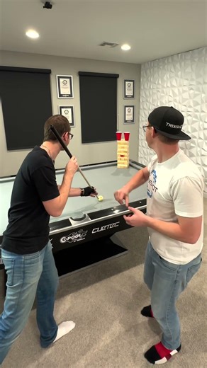 Coin Snapping Pool Trickshots! #trickshot #satisfying #billiards